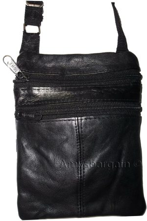 2 New hand bag leather passport case credit Card case purse neck travel pouch bn - Image 7