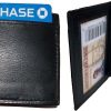 2 women men's Leather Business Credit Card ID card case 40 cards holder bnwt