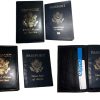 3 New USA Leather passport case wallet credit ATM card case ID holder BN