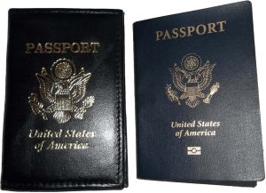 3 New USA Leather passport case wallet credit ATM card case ID holder BN - Image 5