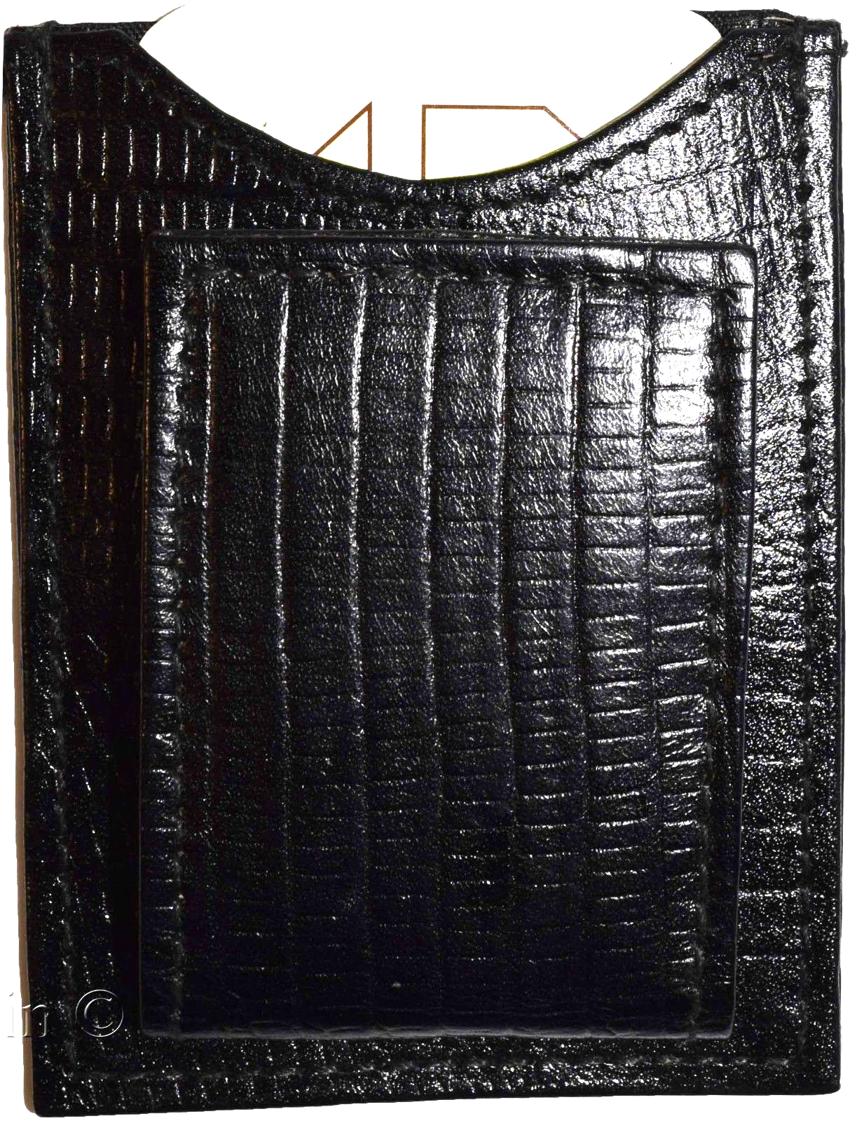 Black Lizard skin printed leather money clip unbranded money Clip New Lot of 3 - Image 11
