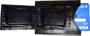 Black Lizard skin printed leather money clip unbranded money Clip New Lot of 3 - Image 4