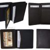 Business Card case Up to 40 cards ID Card 6 Card slots Natural grain Leather new