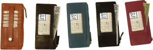 Cad case multiple card organizer credit cards bills ids wallet change purse - Image 3