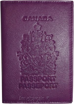 Canadian leather passport cover wallet Canada passport case. passport new - Image 5