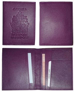 Canadian leather passport cover wallet Canada passport case. passport new - Image 9