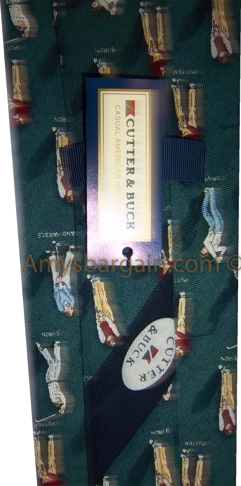 Cutter and Buck Men's tie designer man's silk tie neck wear made in USA new - Image 9