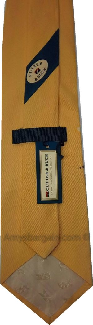 Cutter and Buck Men's tie men's tie, 100% silk tie neckwear Made in USA - Image 6