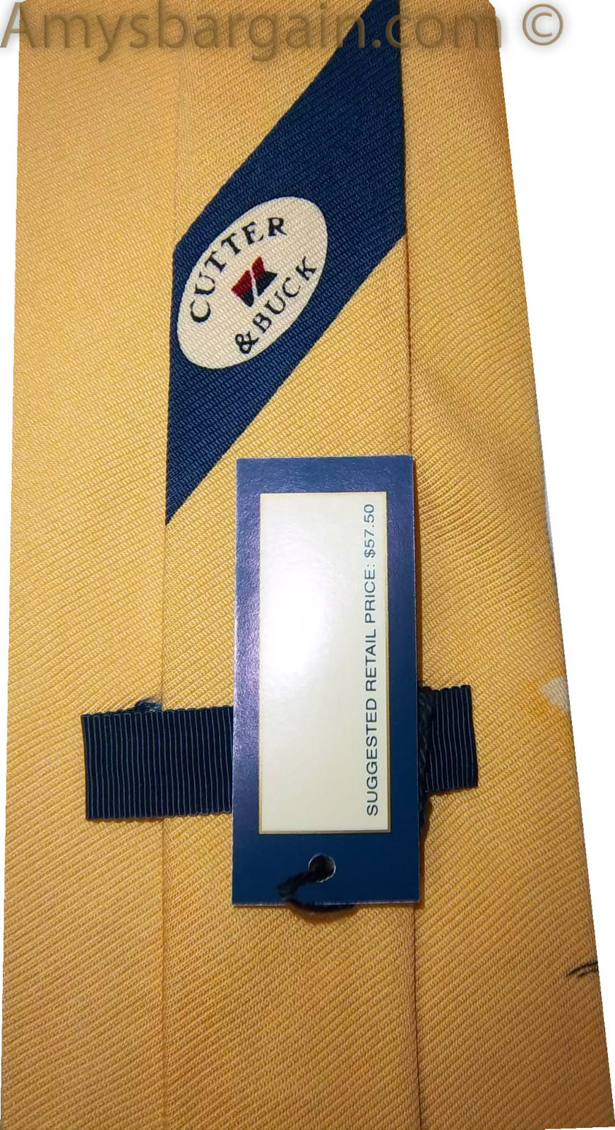 Cutter and Buck Men's tie men's tie, 100% silk tie neckwear Made in USA - Image 9
