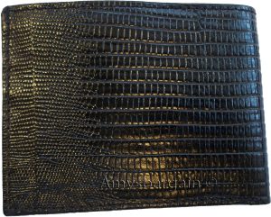Italian Styled Woven Printed Leather man's bi fold wallet 2 billf slot 6 card ID - Image 7