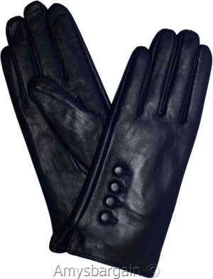 Leather gloves Genuine leather women’s Blue winter gloves S, M, L and XL Br New* - Image 12