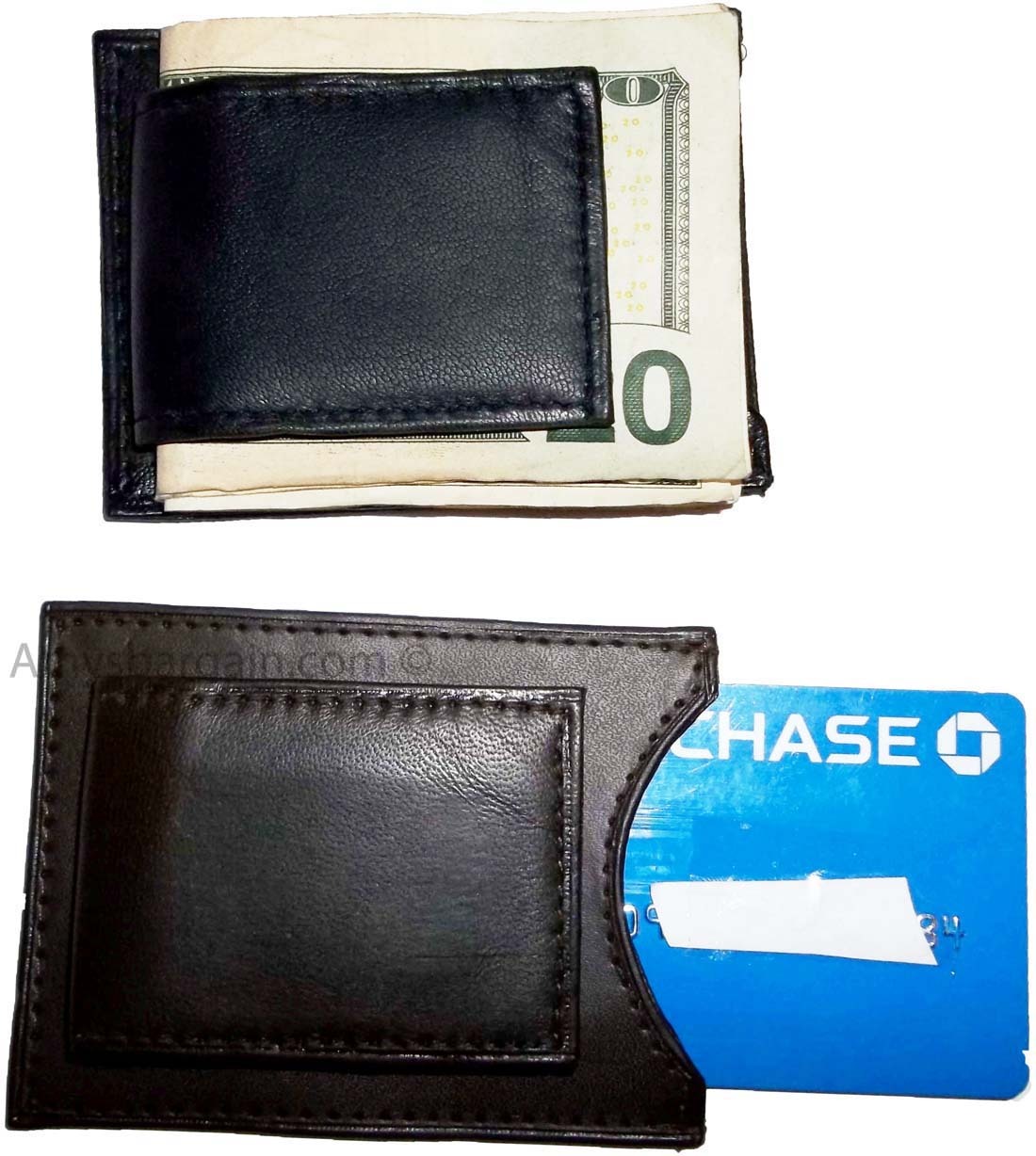 Leather money clip magnetic money clip bills holder all monies holder brand new - Image 11