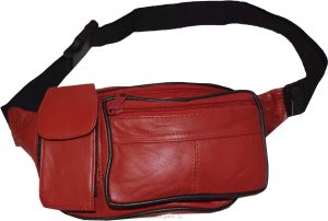 Leather waist pouch. waist bag, leather bag, Fanny pack, Waist 35 to 50 inches - Image 12