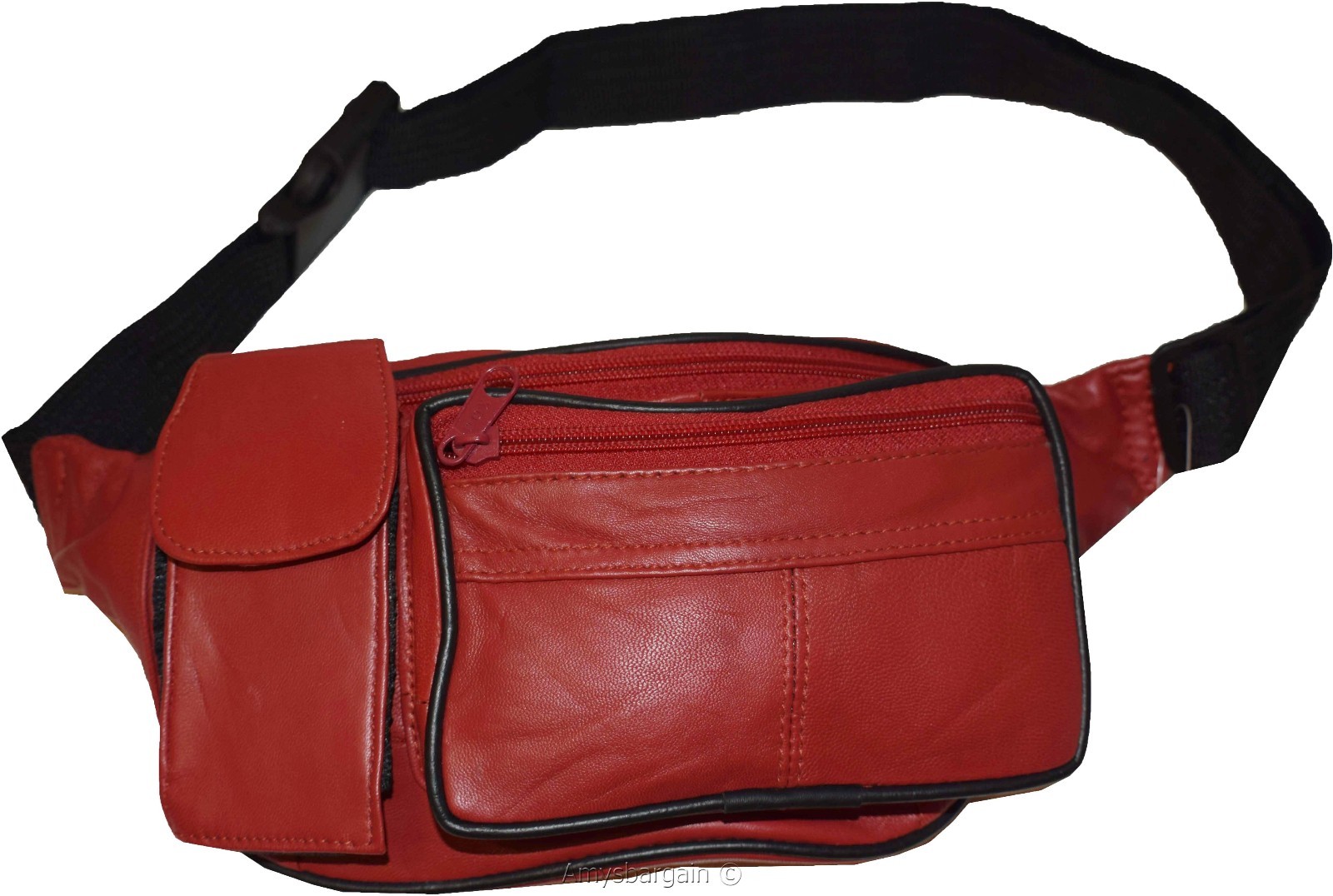 Leather waist pouch. waist bag, leather bag, Fanny pack, Waist 35 to 50 inches - Image 12