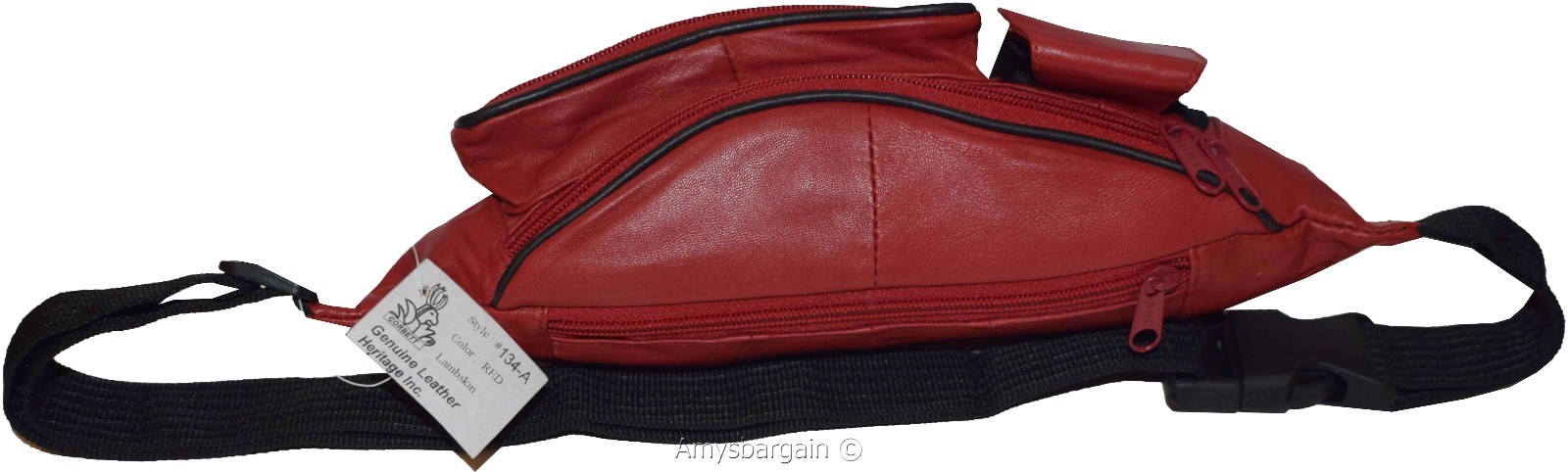 Leather waist pouch. waist bag, leather bag, Fanny pack, Waist 35 to 50 inches - Image 4