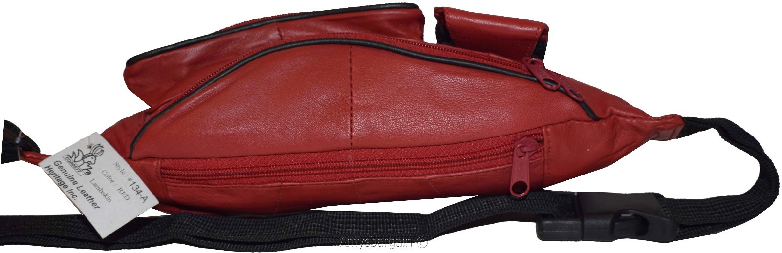 Leather waist pouch. waist bag, leather bag, Fanny pack, Waist 35 to 50 inches - Image 5