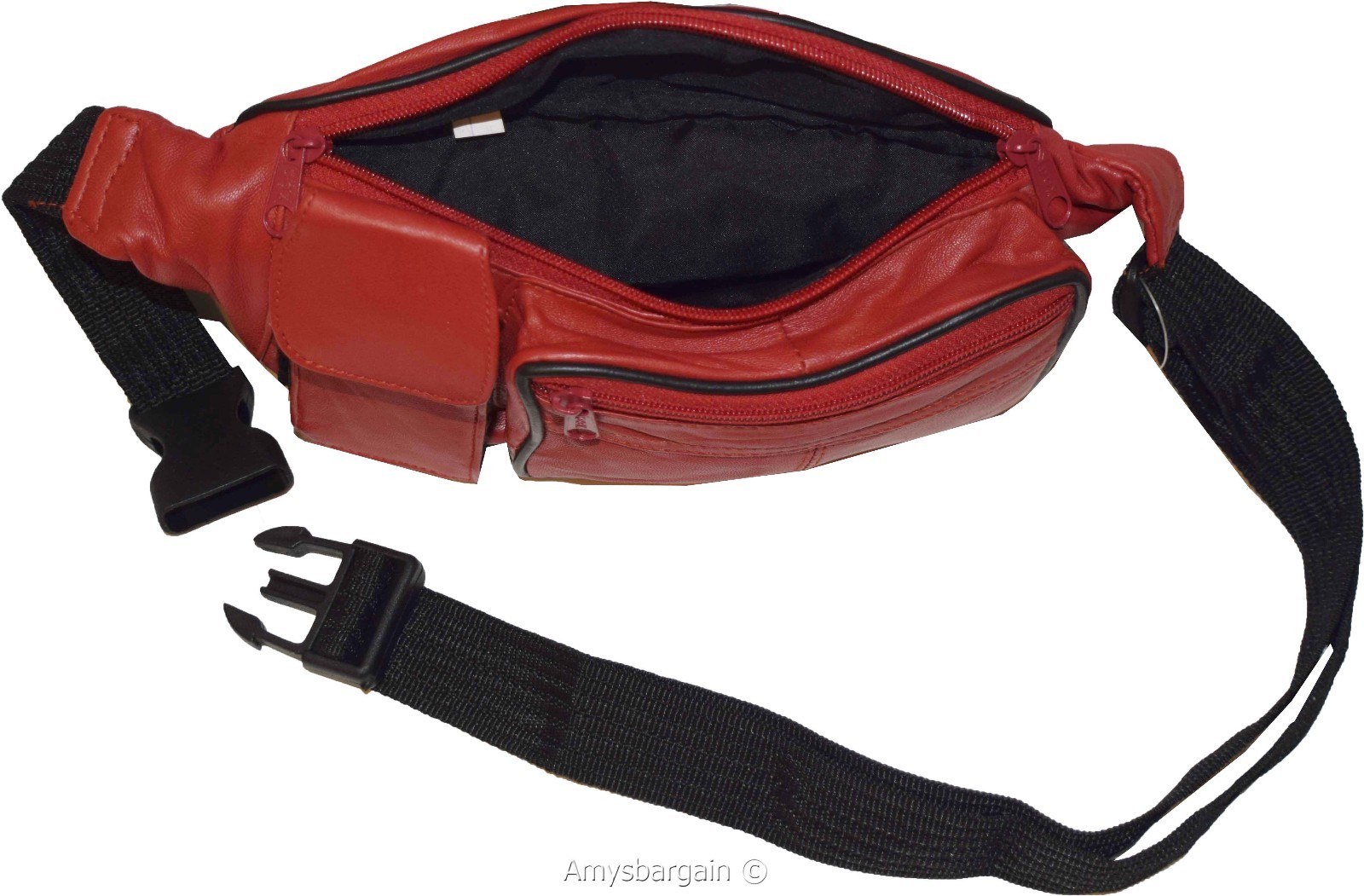 Leather waist pouch. waist bag, leather bag, Fanny pack, Waist 35 to 50 inches - Image 7