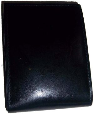 Lo of 12 Man's bifold Leather Wallet genuine leather 12 card 2 IDs billfold new - Image 6