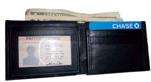 Lo of 12 Man's bifold Leather Wallet genuine leather 12 card 2 IDs billfold new - Image 7