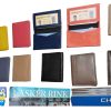 Lot of 12 Leather case fits 40 Business Cards. Credit Card ID Holder card case