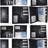 Lot of 12 Women/Men's Leather Checkbook Wallet Black Unbranded wallet card case