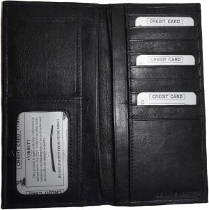 Lot of 12 Women/Men's Leather Checkbook Wallet Black Unbranded wallet card case - Image 4