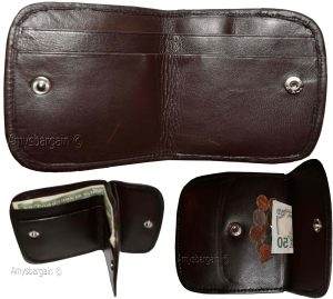 Lot of 12 women’s leather wallet brown change purse coin wallet brand new - Image 12