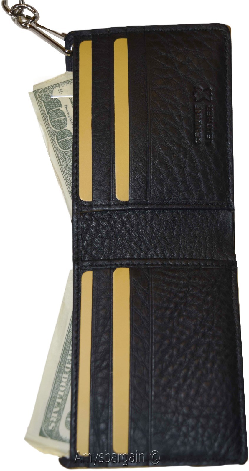 Lot of 2. Biker's Chain wallet. Leather Bifold Motorcycle Trucker Biker wallet - Image 6