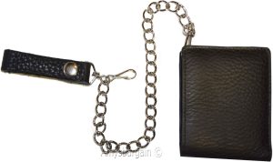Lot of 2. Biker's Chain wallet. Leather Bifold Motorcycle Trucker Biker wallet - Image 12