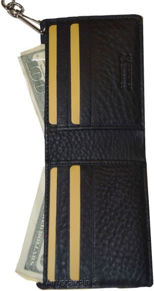 Lot of 2. Biker's Chain wallet. Leather Bifold Motorcycle Trucker Biker wallet - Image 6