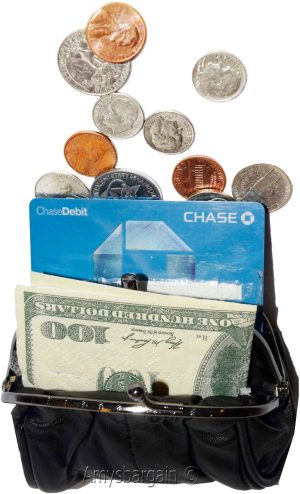 Lot of 2. Change Purses, leather coin case, Women’s mini pocket Change coin case - Image 11