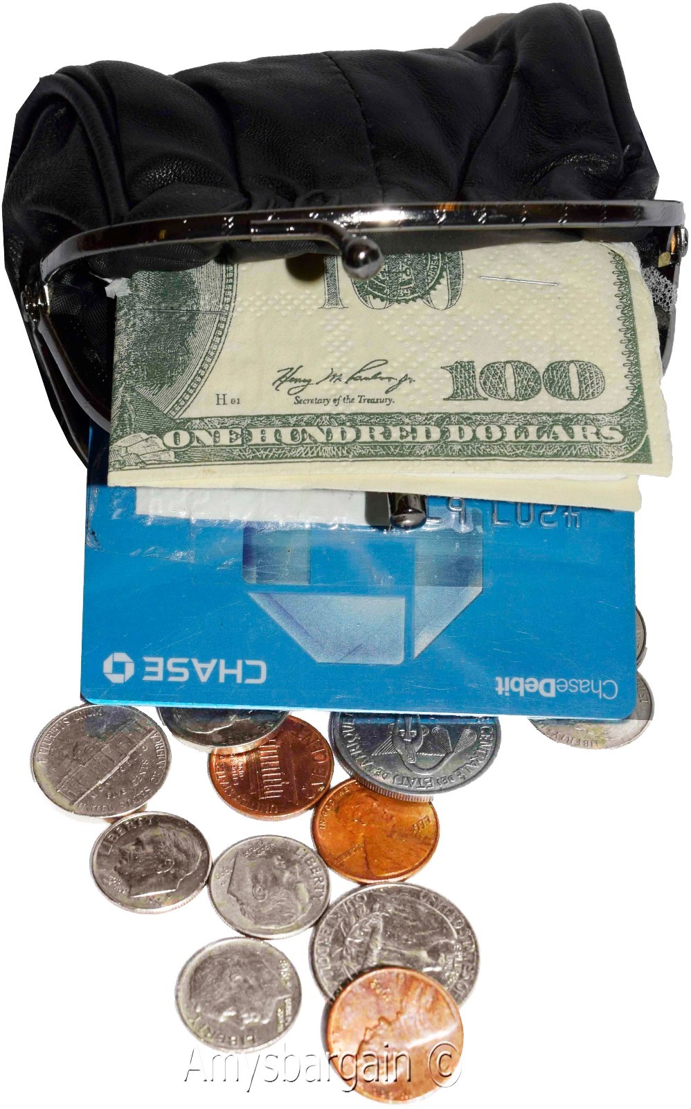 Lot of 2. Change Purses, leather coin case, Women’s mini pocket Change coin case - Image 7