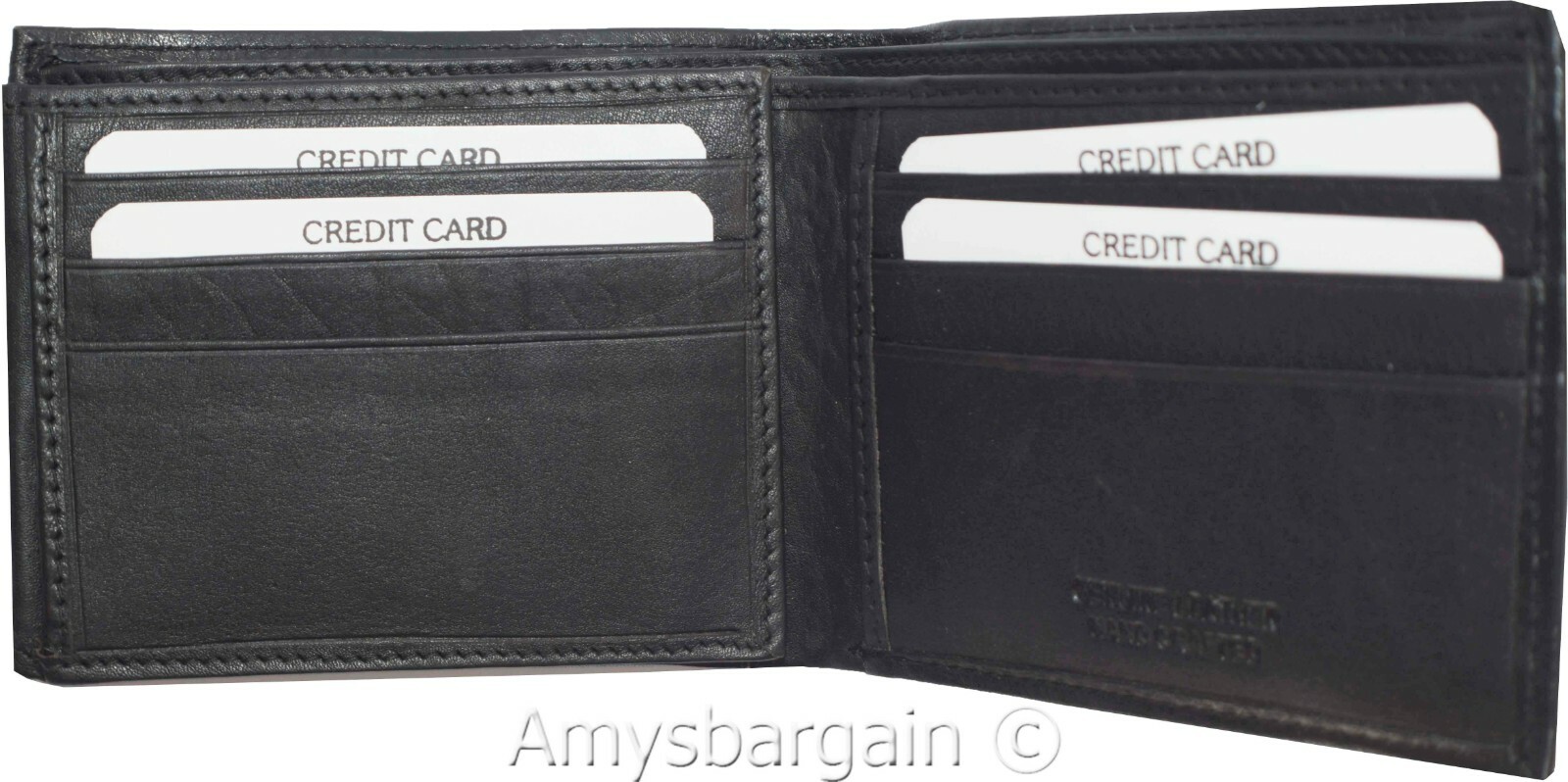 Lot of 2. Men's Wallet RFID Genuine Leather Wallet Bifold 3 billfold New in Box* - Image 7