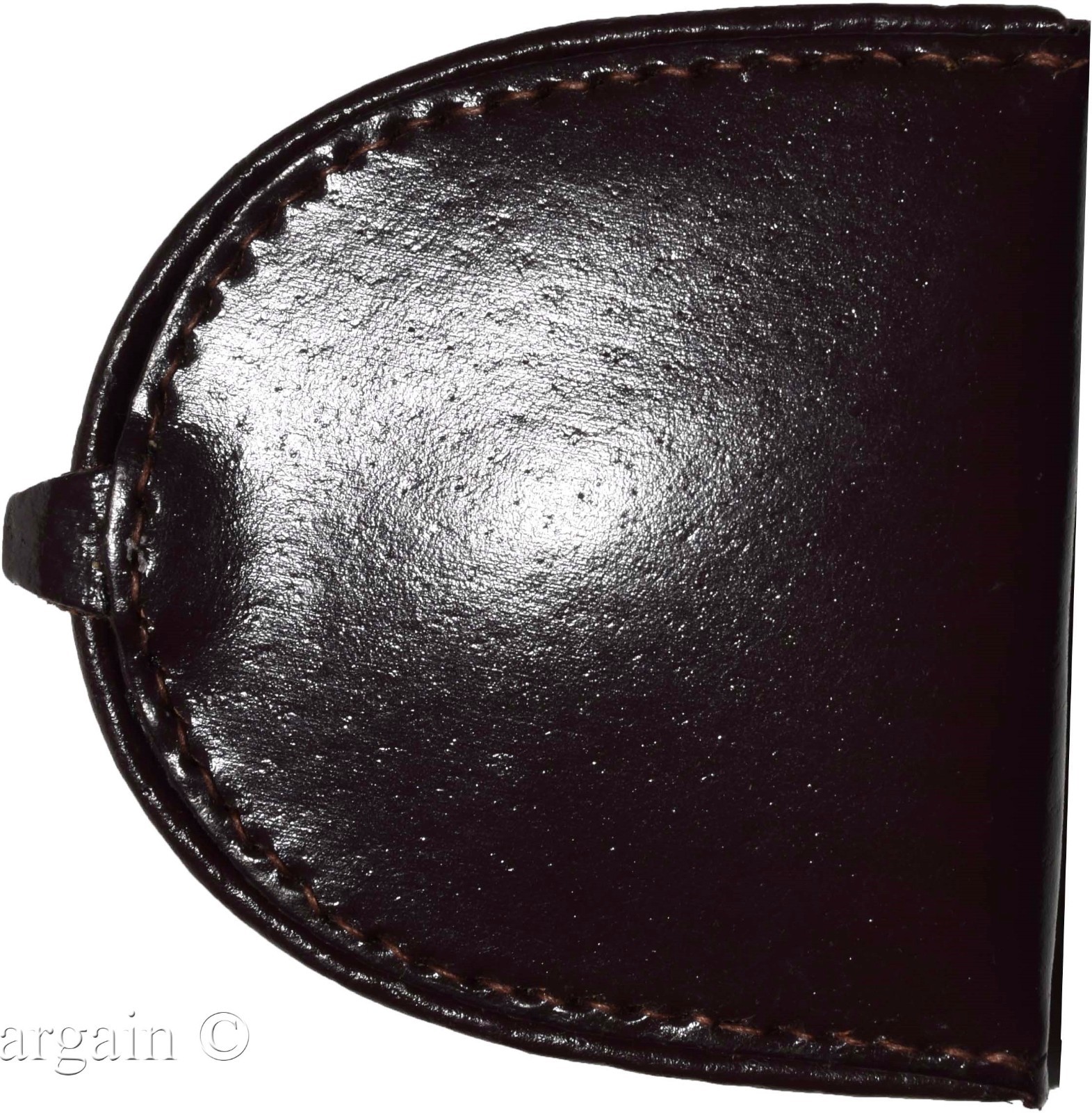 Lot of 2 New Burgundy Leather change purse Coin case Coin holder change case - Image 8