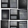 Lot of 2. New Lamb skin Canadian Leather passport cover wallet cards IDs case BN