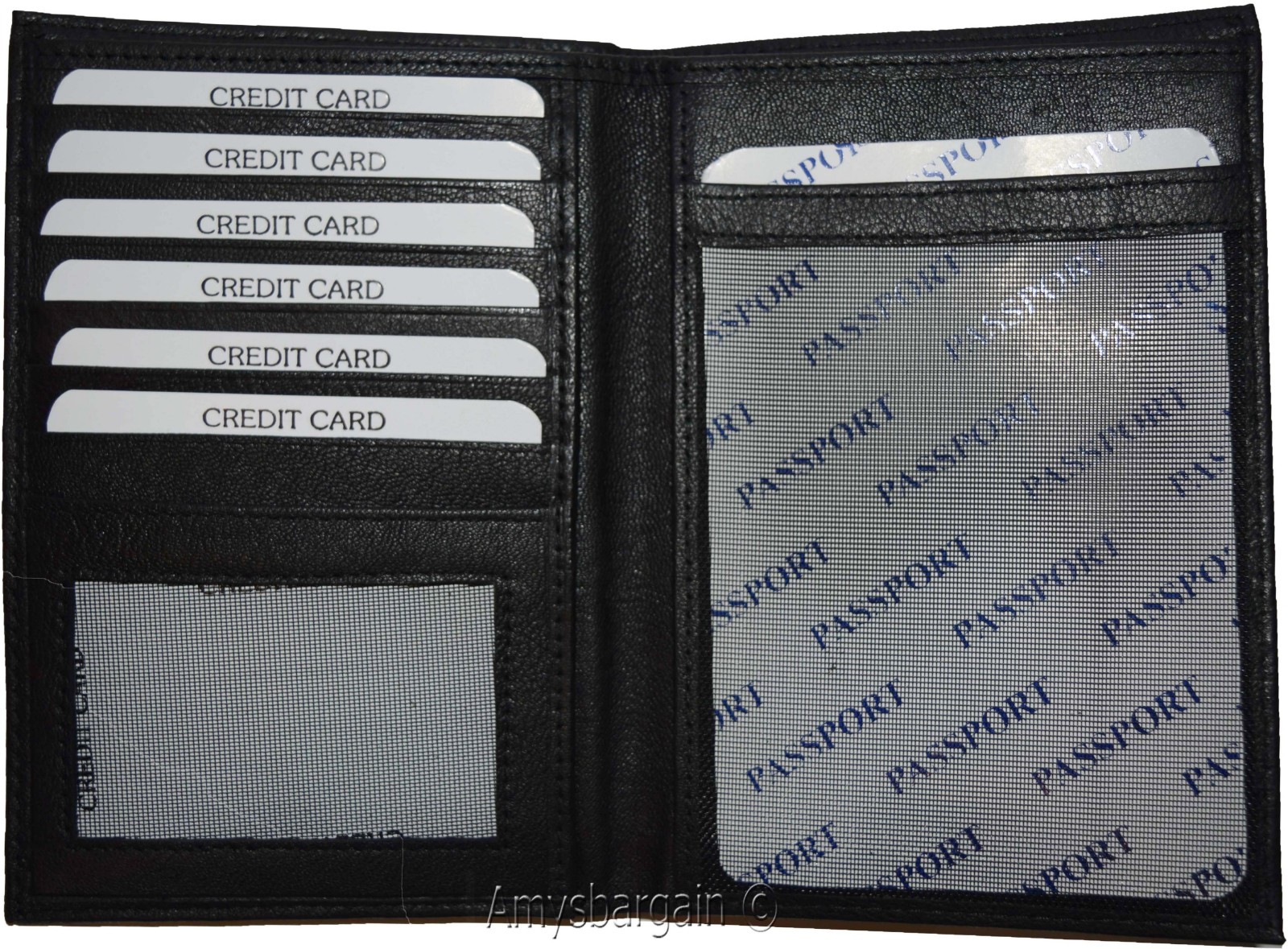 Lot of 2. New Lamb skin Canadian Leather passport cover wallet cards IDs case BN - Image 6