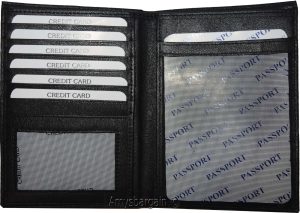 Lot of 2. New Lamb skin Canadian Leather passport cover wallet cards IDs case BN - Image 7