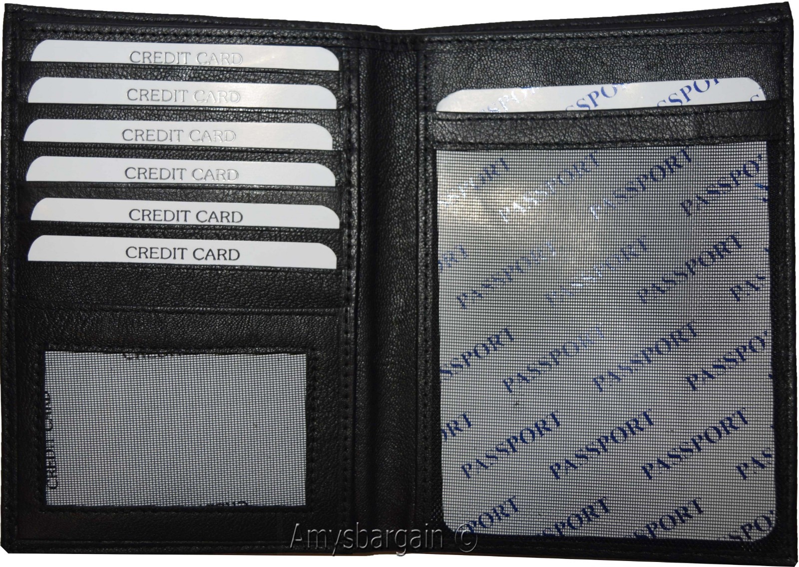 Lot of 2. New Lamb skin Canadian Leather passport cover wallet cards IDs case BN - Image 7