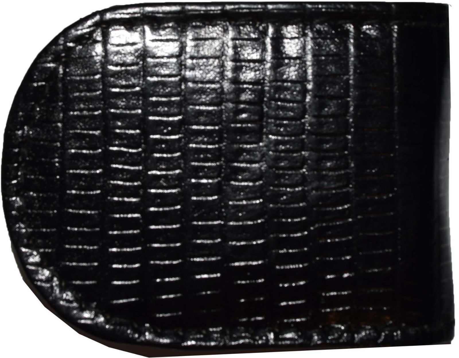 Lot of 2 New Lizard printed leather money clip, Black Unbranded new money clip - Image 3