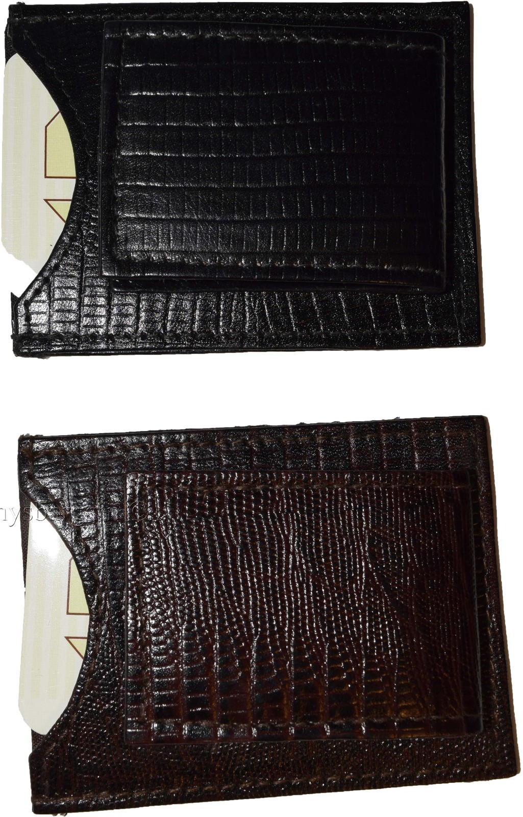 Lot of 2 New Lizard skin printed leather money clip new Unbranded money clip - Image 3