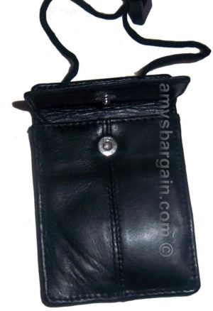 Lot of 2 New Neck string ID Case, Credit Card Case, Black Wallet pouch Money new - Image 5