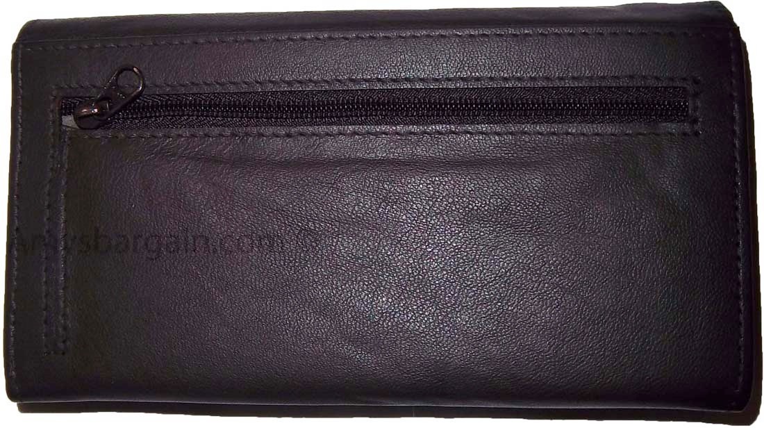 Lot of 2 New Woman's Leather checkbook wallet 6 Credit card 7 Bill pockets new - Image 12