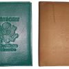 Lot of 2 USA Leather passport cover, wallet credit ATM card ID case new