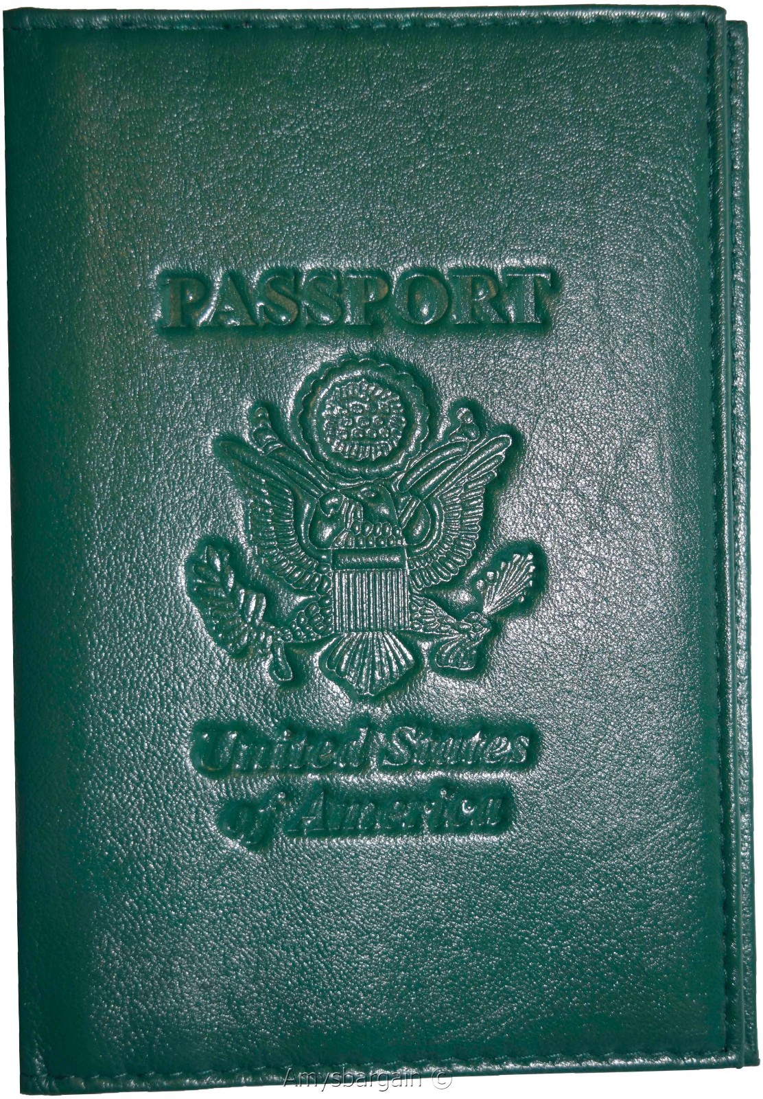 Lot of 2 USA Leather passport cover, wallet credit ATM card ID case new - Image 8