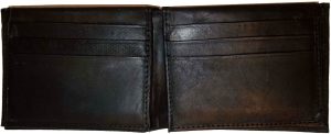 Lot of 3. Man's Wallet. Bi fold Leather Wallet 12 Credit Cards 2 IDs Suede lined - Image 11