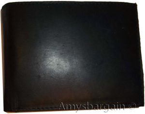 Lot of 3. Man's Wallet. Bi fold Leather Wallet 12 Credit Cards 2 IDs Suede lined - Image 13