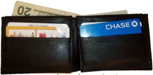 Lot of 3. Man's Wallet. Bi fold Leather Wallet 12 Credit Cards 2 IDs Suede lined - Image 6