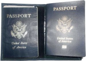 Lot of 3 New USA Leather passport case wallet credit ATM ID card case BN covers - Image 12