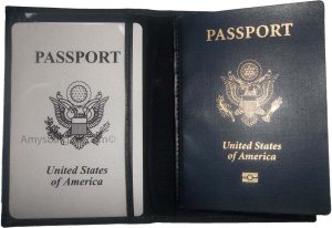 Lot of 3 New USA Leather passport case wallet credit ATM ID card case BN covers - Image 6