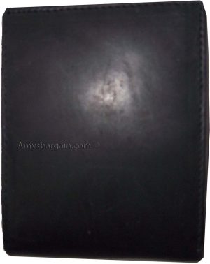 Lot of 3 New men's Black leather billfold wallet 9 credit card space ID bifold - Image 5